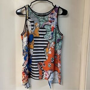 Clover Canyon Multicolor Abstract Tank Top